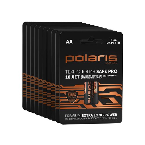 Батарейки лужні Polaris PB АA (LR6) (20шт) Premium фото 1