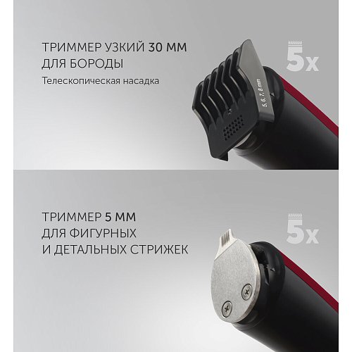 Машинка-тример для стрижки Polaris PHC 3019RC Retro фото 9