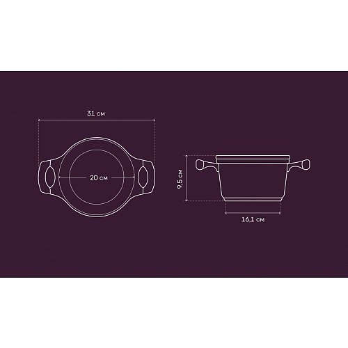 Қақпағы бар таба Polaris ECO collection-20C фото 15