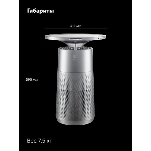 Ачышчальнік паветра Polaris PPAT 80P Wi-Fi IQ Home фото 12