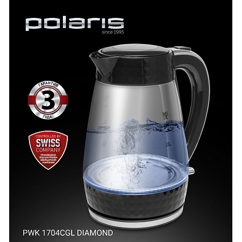 Чайник Polaris PWK 1704CGL Diamond фото 5