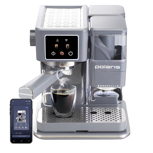 Polaris PCM 2035 Wi-Fi IQ Home Coffee Maker фото 1