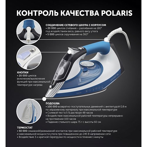Үтік Polaris PIR 3033 SG AK 3m. фото 12