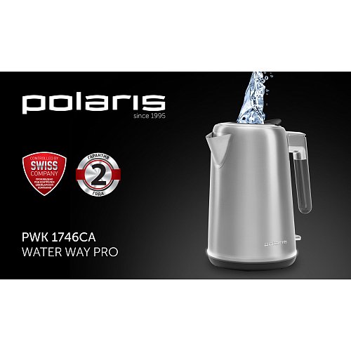 Электрычны чайнік Polaris PWK 1746CA Water Way Pro фото 5