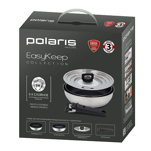 Polaris EasyKeep-4DSS cookware set фото 2