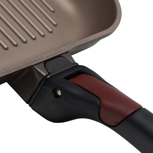 Grill pan with removable handle Polaris One Click OC-26G Ø26 cm фото 6