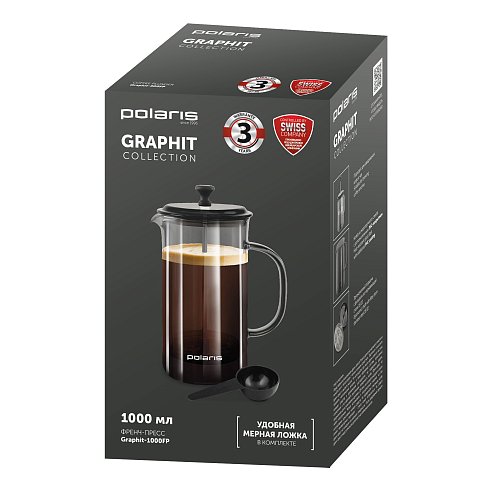 Френч-прес Polaris Graphit-1000FP (1000 мл) фото 5