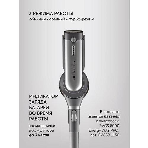 Партатыўны пыласос PVCS 6000 Energy WAY PRO  фото 11