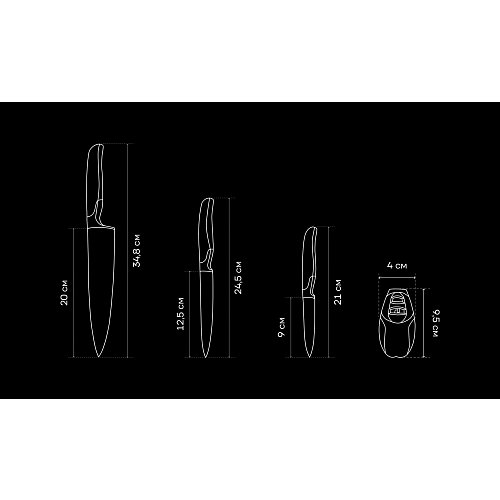 Набор нажоў Polaris Graphit-4SS фото 14