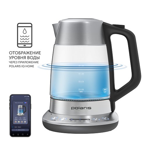 Electric kettle Polaris PWK 1775CGLD Wi-Fi IQ Home фото 1