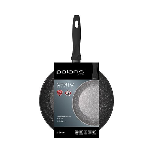 Frying pan without lid Polaris Canto-26F without a top Ø26 cm фото 10