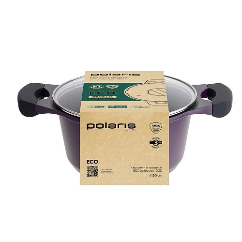 Pan with lid Polaris ECO collection-20C фото 2