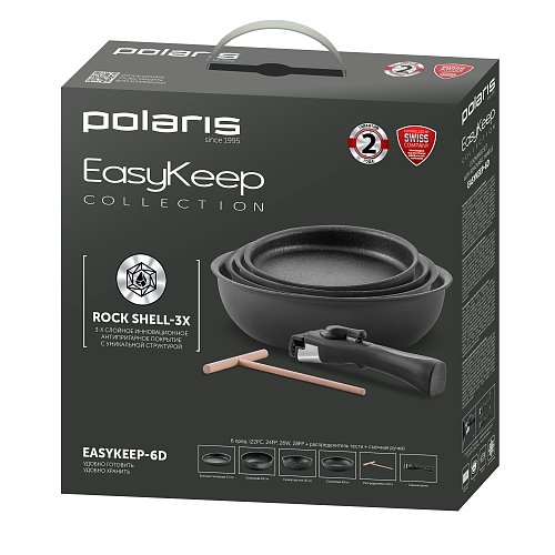 Batterie de cuisine Polaris EasyKeep-6D - 6 articles фото 7