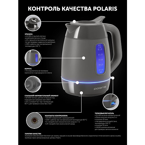 Чайник Polaris PWK 0723DDW Water Way Pro фото 18
