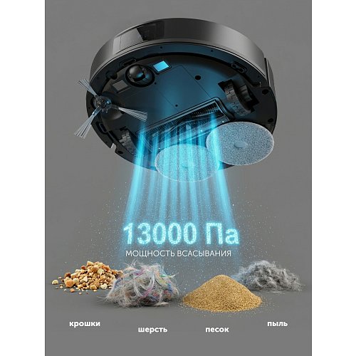 Робот-пилосос Polaris PVCR 4750 Wi-Fi IQ Home фото 14