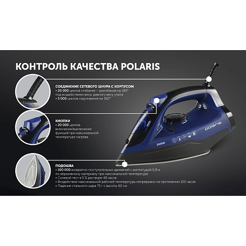 Үтік Polaris PIR 2481K фото 10