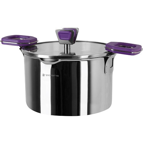 Pot with lid Polaris Violette-20C with a top Ø20 cm (3 L) фото 1
