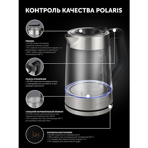 Чайнік Polaris PWK 1725CGLD Wi-Fi IQ Home фото 23