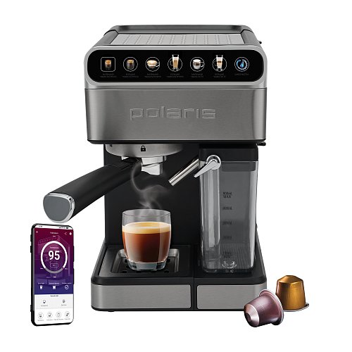 Coffee maker Polaris PCM 1540 WI-FI IQ Home фото