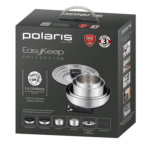 Набор посуду Polaris EasyKeep-6DSS фото 2