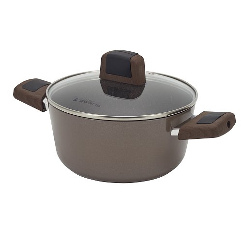 Қақпағы бар кастрәл Polaris Grafitech-24C Ø24 см (4,5 л) фото