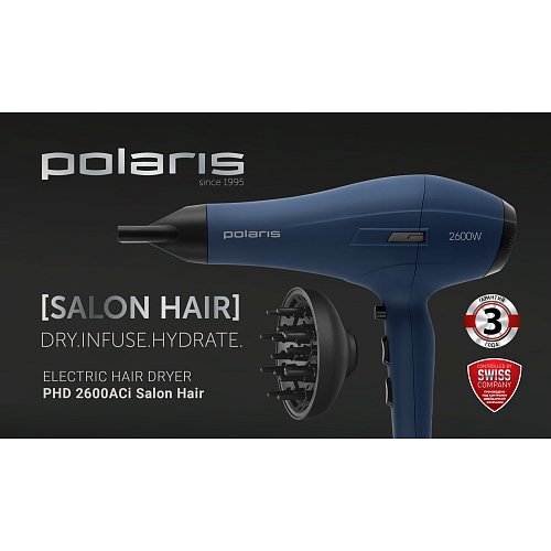 Фен Polaris PHD 2600AСi Salon Hair фото 6