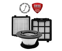 Шаң жинағышы бар Polaris PVCSDC 3005 Wi-Fi IQ Home портативті шаңсорғышына арналған PVCSF 3005 сүзгілерінің жиынтығы.