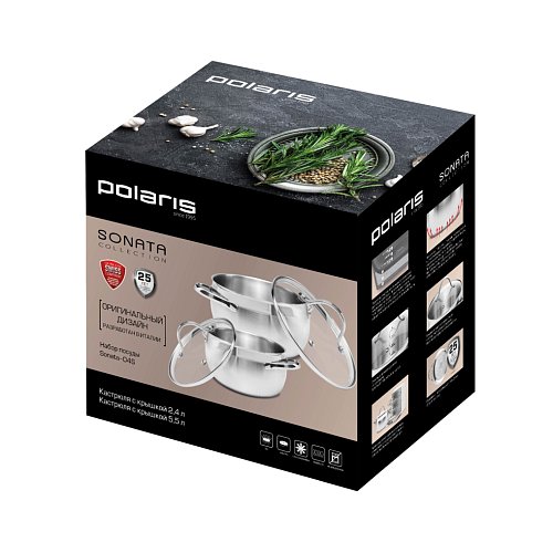 Fry pans without lid Polaris Sonata-04S фото 4