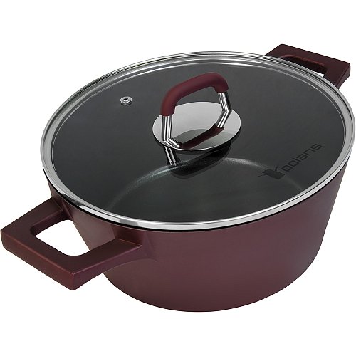 Pot with lid Polaris Burgundy-24C with a top Ø24 cm (4 L) фото 2