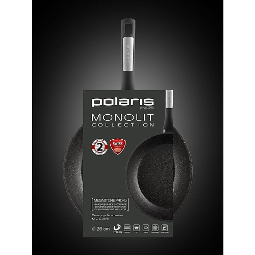 Патэльня без крышкі Polaris Monolit-26F фото 14