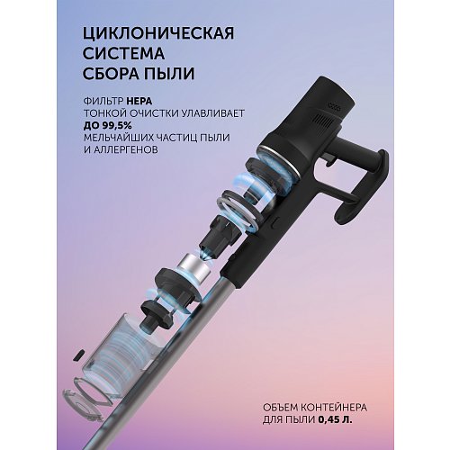 Polaris PVCS 4010 FusionPRO сымсыз шаңсорғыш фото 14