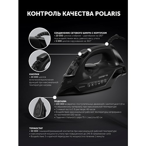 Үтік Polaris PIR 2420AK фото 15