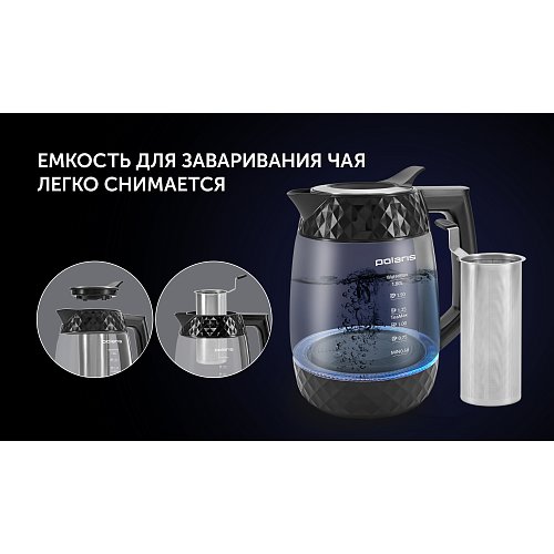 Чайнік Polaris PWK 1823CGLD WI-FI IQ Home фото 24