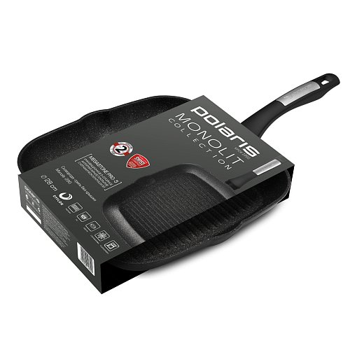 Қақпағы жоқ табаны гриль Polaris Monolit-28G фото 6