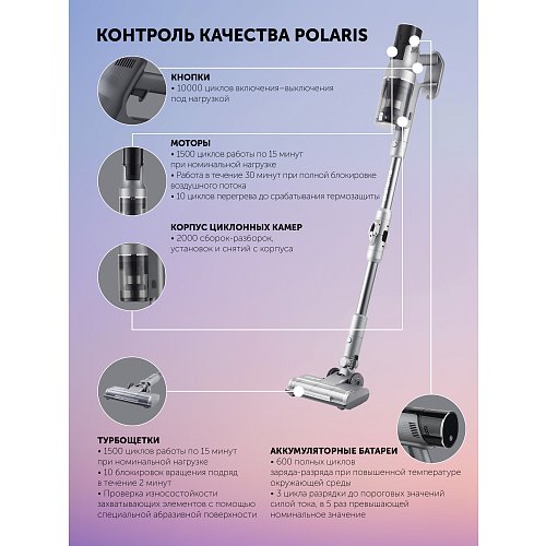 Polaris PVCS 4010 FusionPRO сымсыз шаңсорғыш фото 28