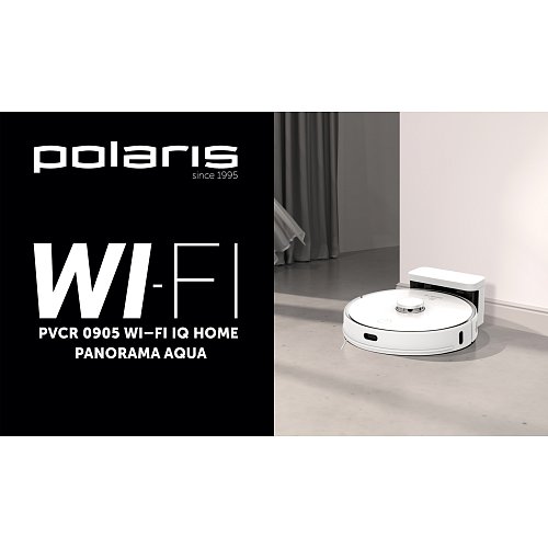 Робат-пыласос Polaris PVCR 0905 Wi-Fi IQ Home Panorama Aqua фото 9