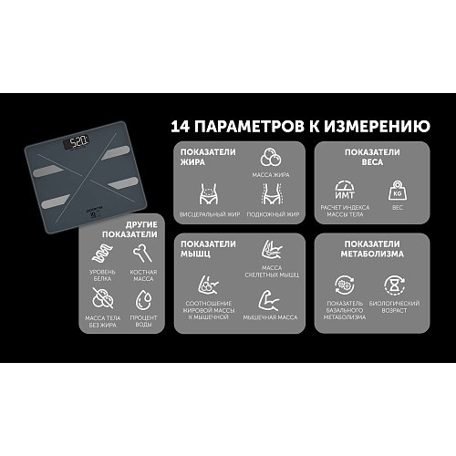 Еденге арналған таразы Polaris PWS 1898 IQ Home фото 8