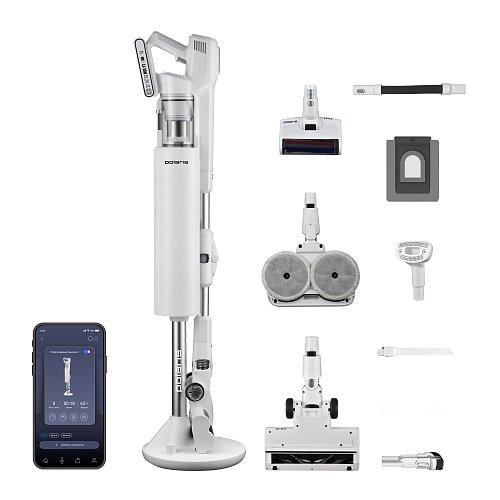 Aspirateur portable avec dépoussiéreur Polaris PVCSDC 3005 Wi-Fi IQ Home фото 1