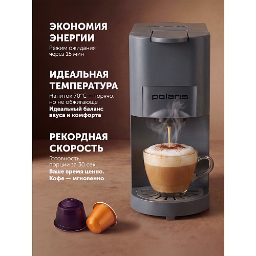 Кававарка Polaris PCM 2020 3-in-1 фото 14