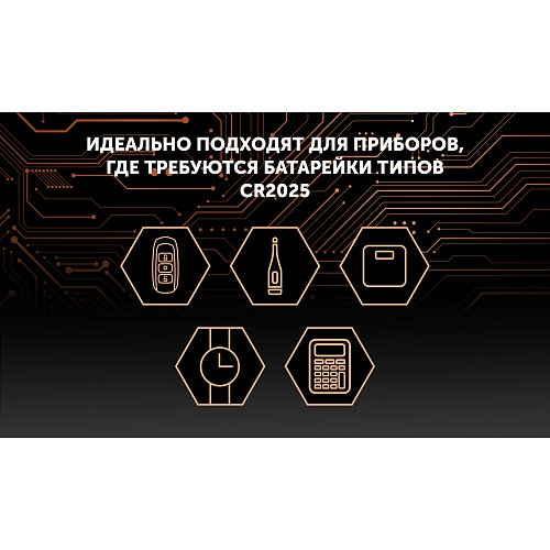 Батарейки літієві Polaris PB CR2025 (2шт) OPTIUM фото 7