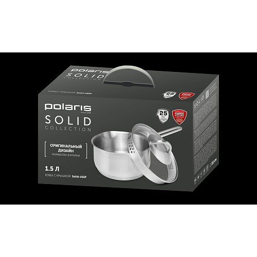 Қақпағы бар шөміш Polaris Solid-16SP фото 15