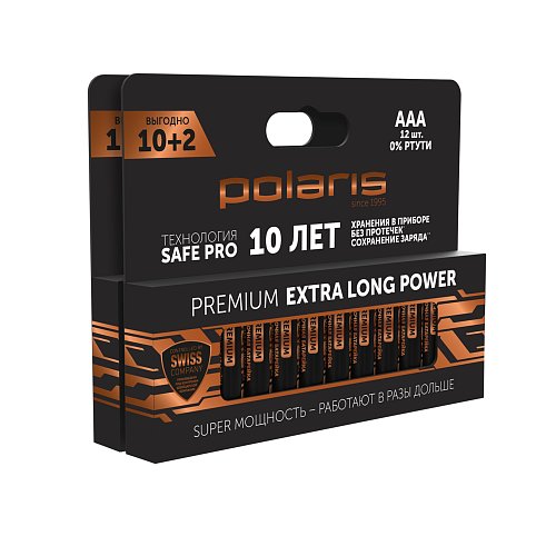 Polaris PB AAA сілтілі батареялары (24 дана) Премиум фото 1