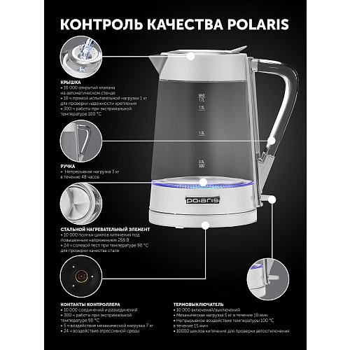 Шәйнек Polaris PWK 1715CGL Water Way Pro фото 14