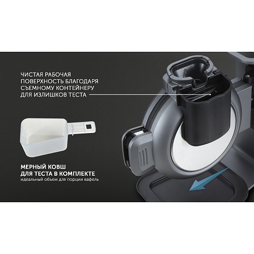 Прыбор для выпечкі Polaris PST 1000 Waffle Dream фото 14