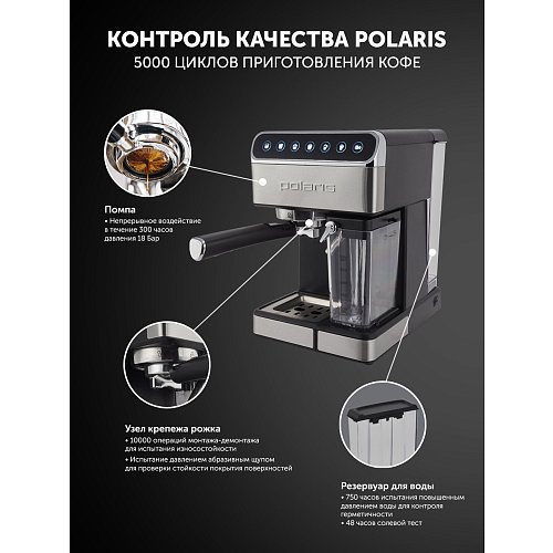 Кававарка Polaris PCM 1535E Adore Cappuccino фото 20