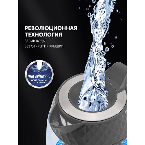 Чайнік Polaris PWK 1809CGL Water Way Pro фото 13