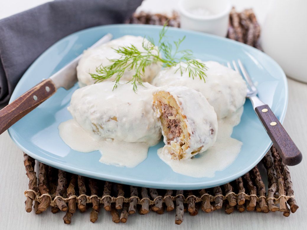 Рецепт: Колдуны с мясом в мультиварке