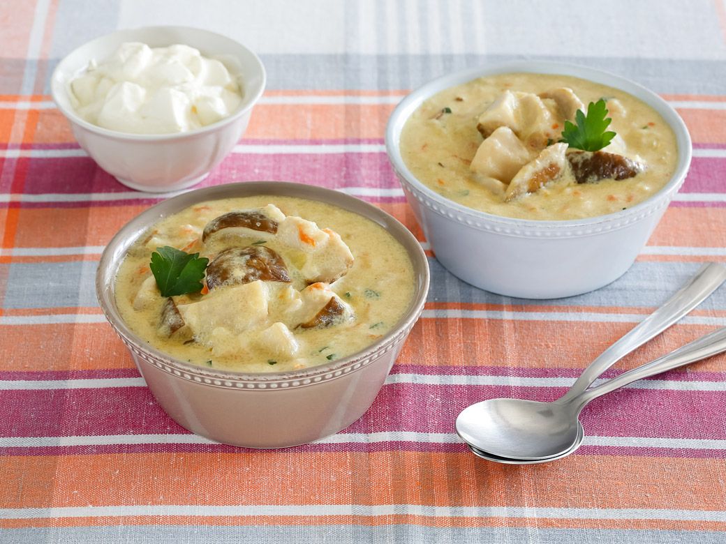 Рецепт: Суп из белых грибов в мультиварке - шаг 4