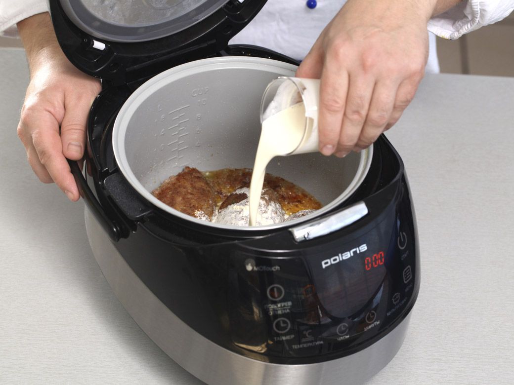 Зразы из телятины с грибами и сыром в мультиварке - шаг 4