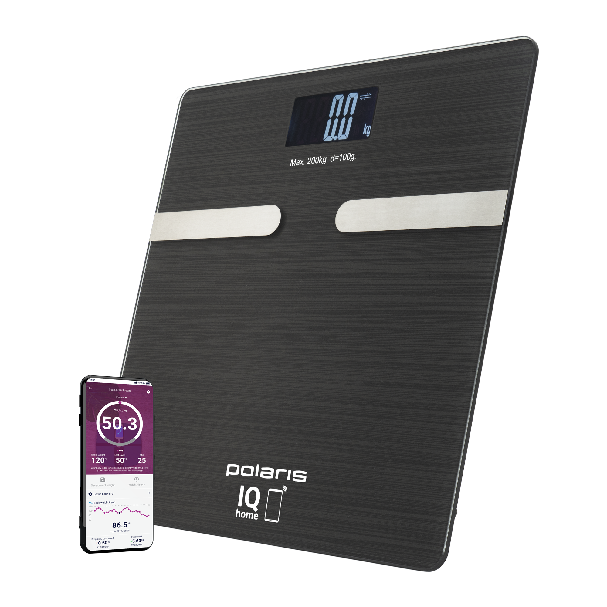 Electronic scales Polaris PWS 1892 IQ Home - prices, reviews,  specifications, buy electronic scales polaris pws 1892 iq home в Украине